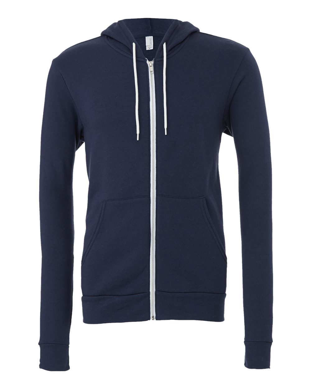 Unisex Sponge Fleece Full-Zip Hoodie Sweatshirt