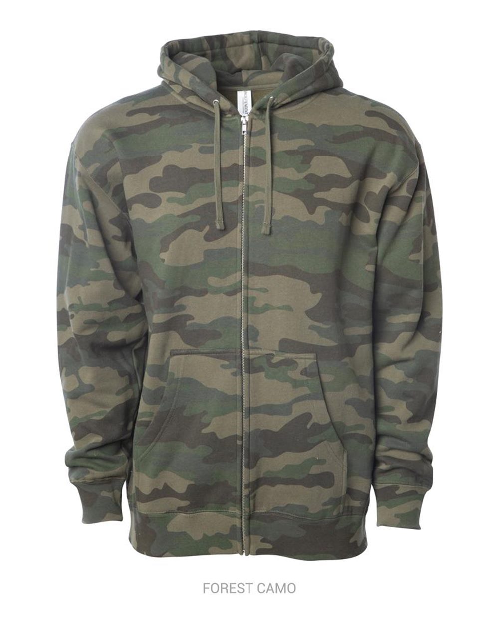 Unisex Midweight Full-Zip Hooded Sweatshirt